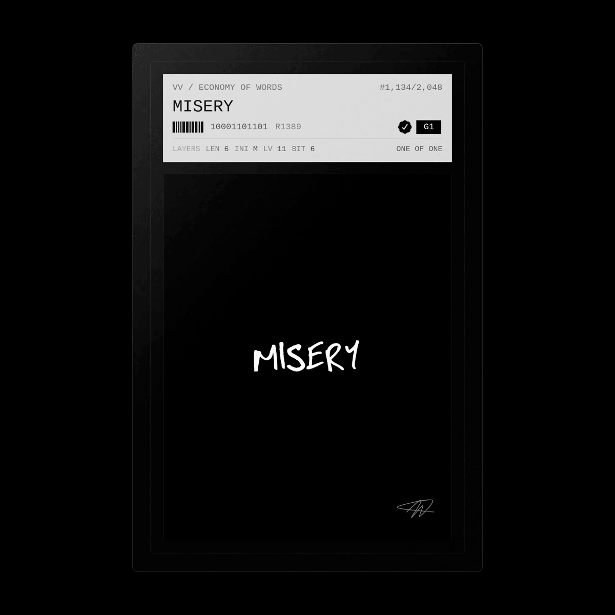 misery