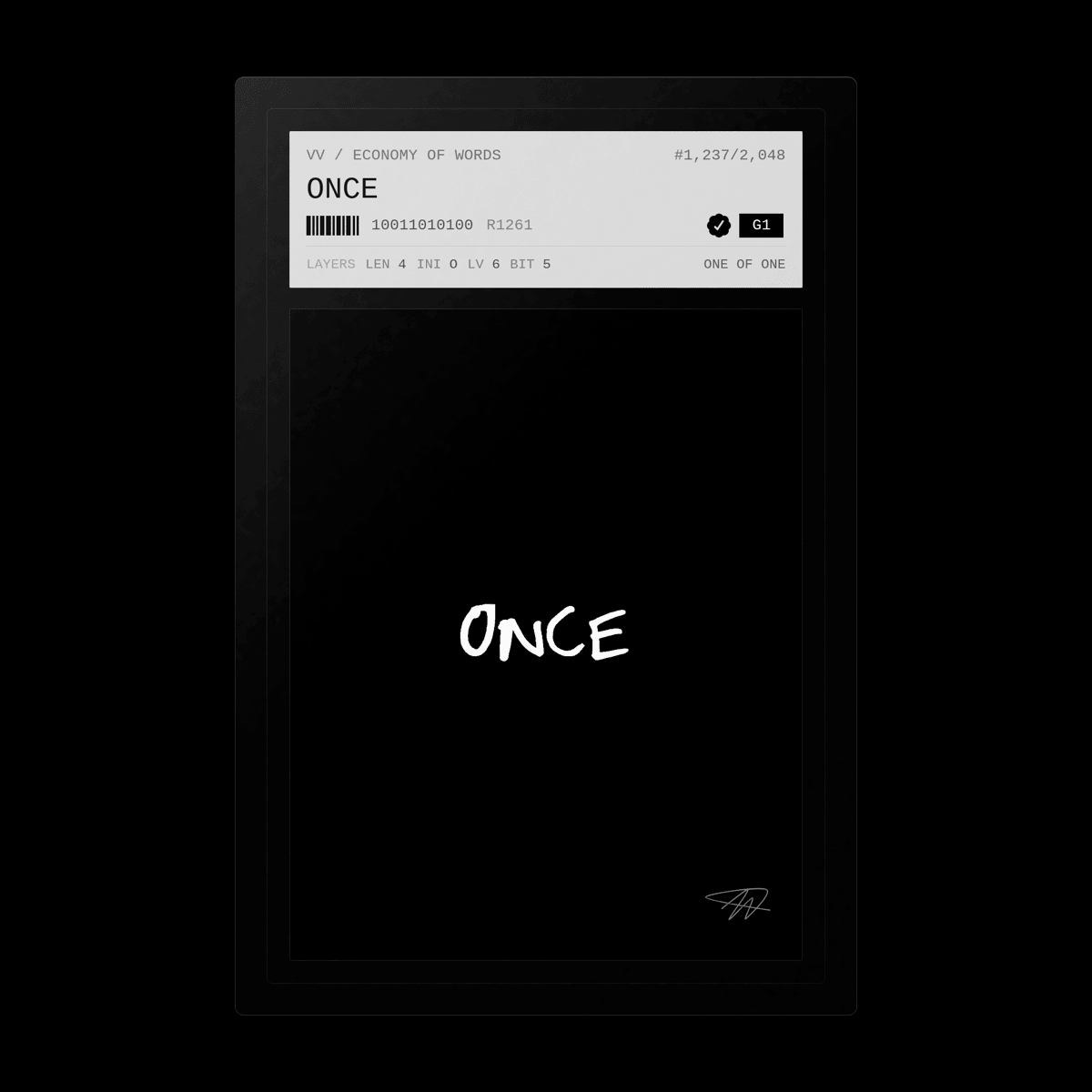 once