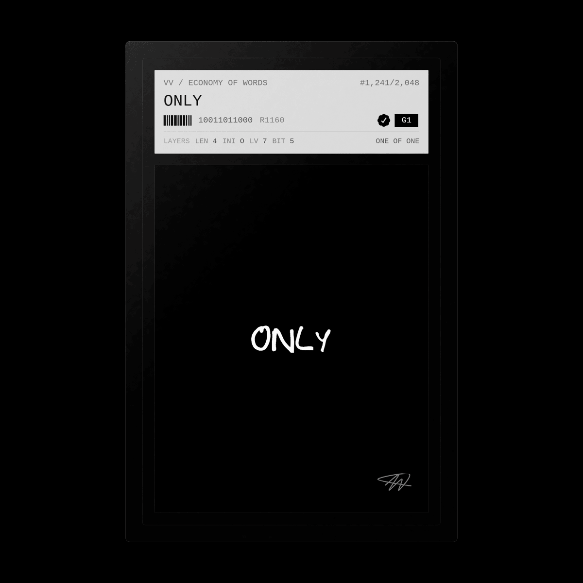 only