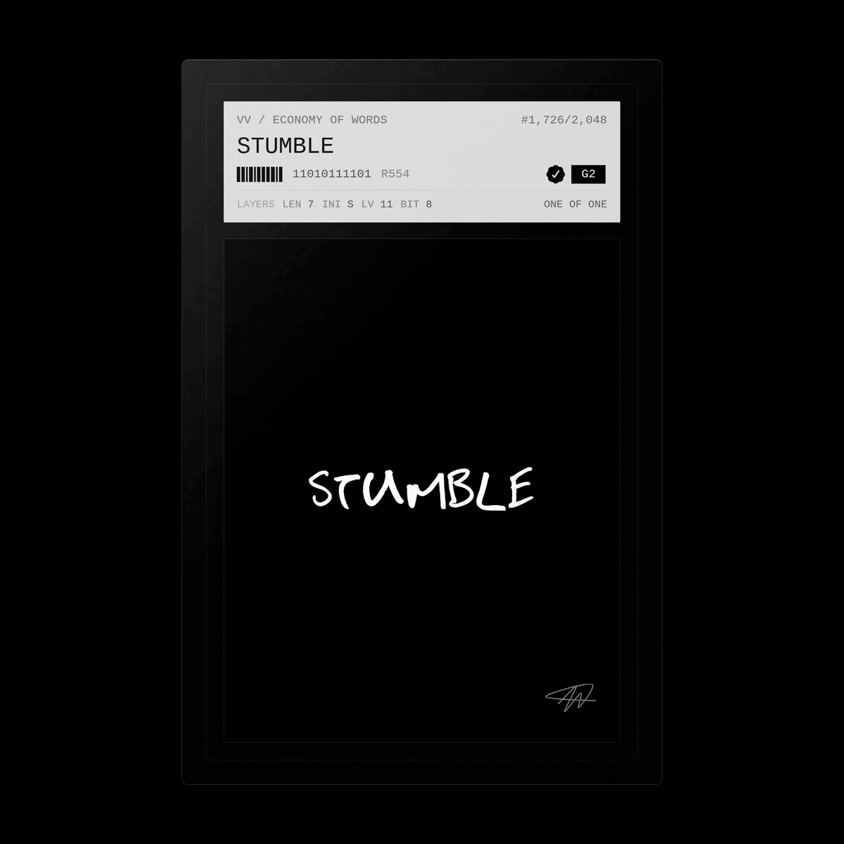 stumble