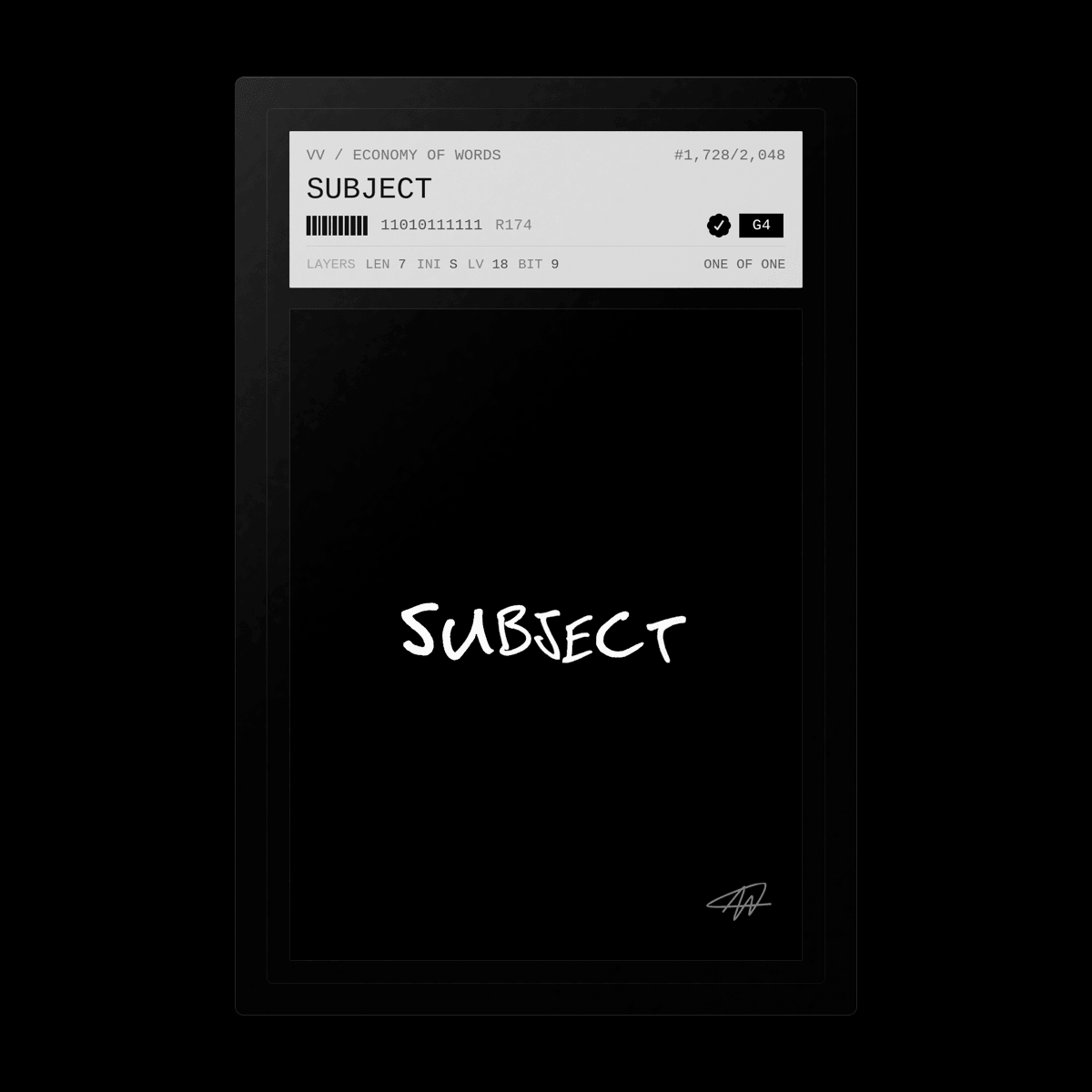 subject