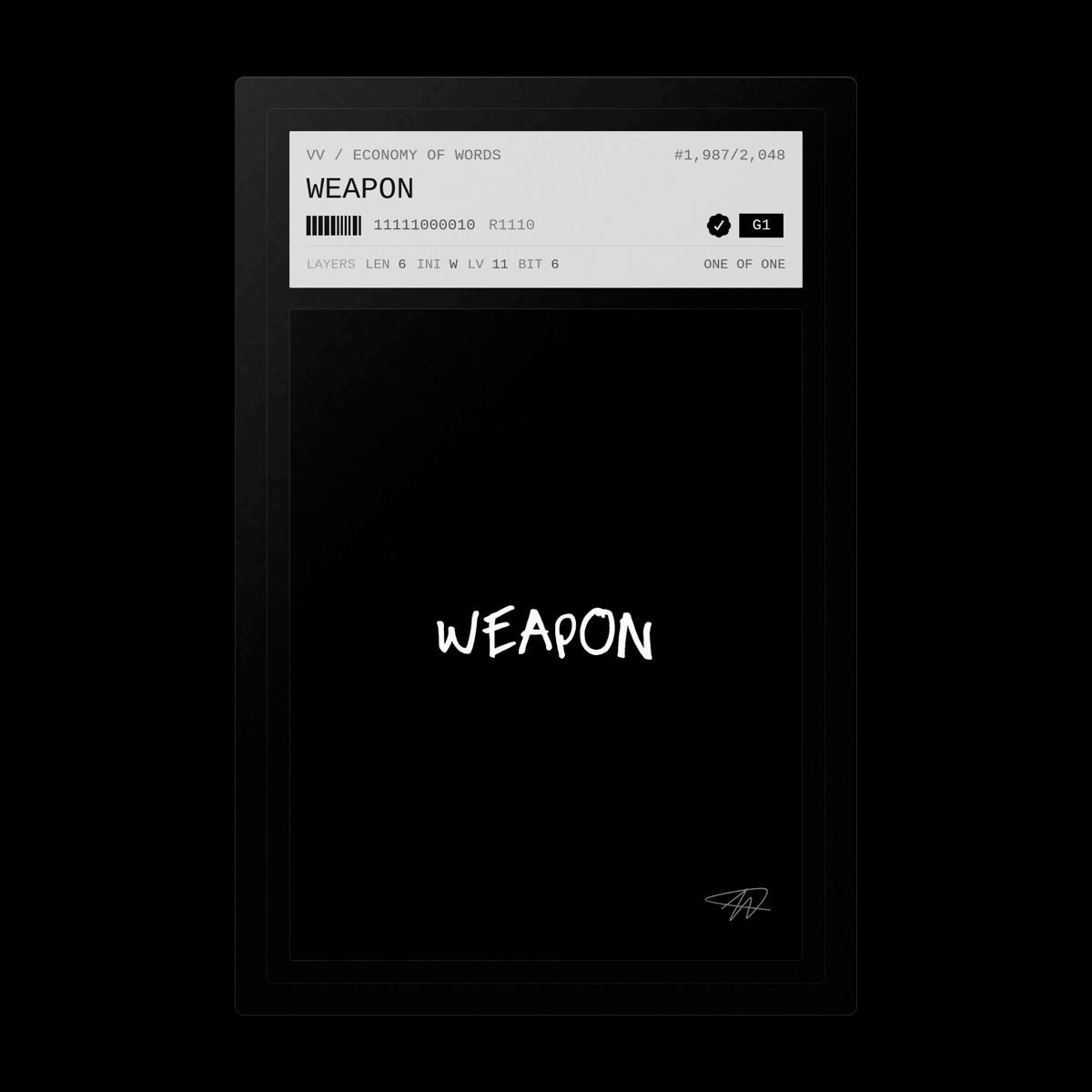 weapon