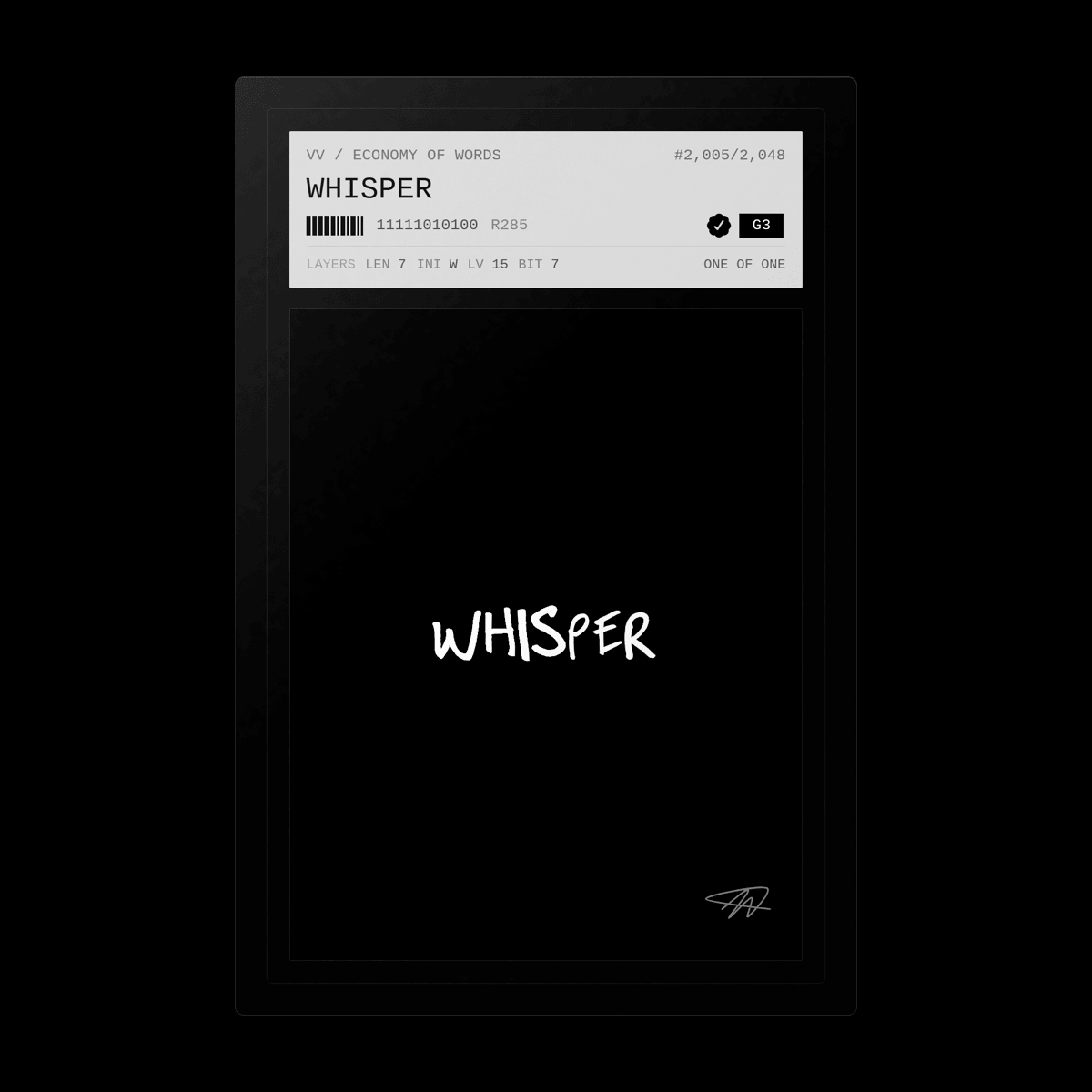whisper