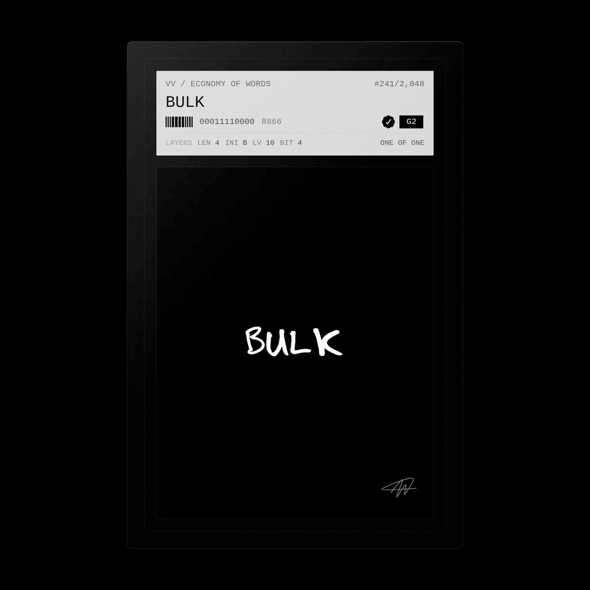 bulk
