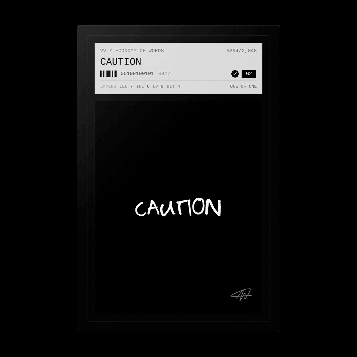 caution