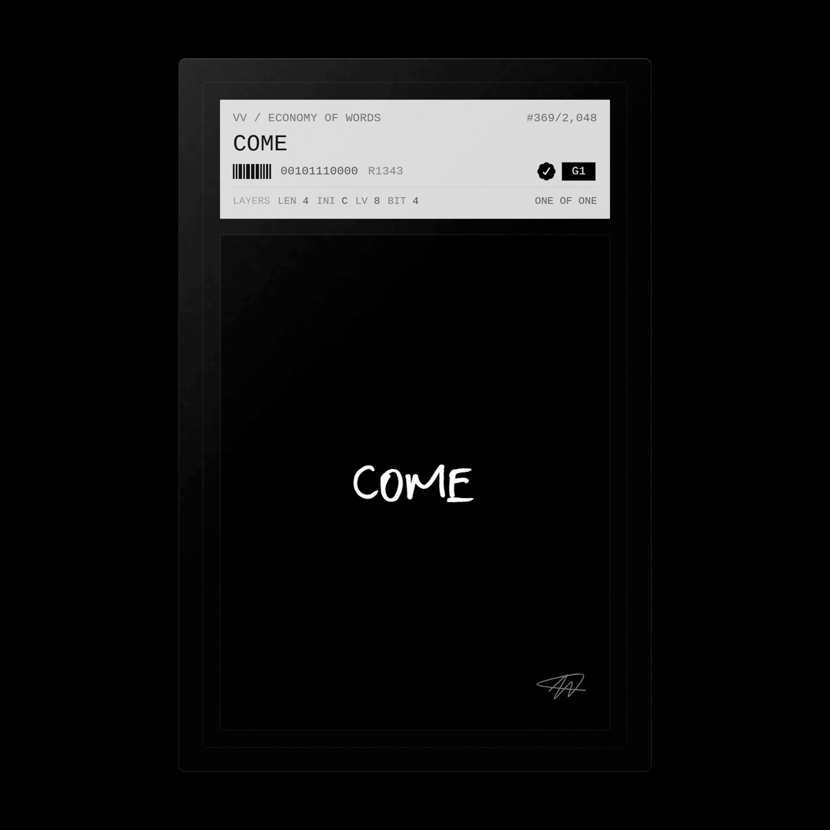 come
