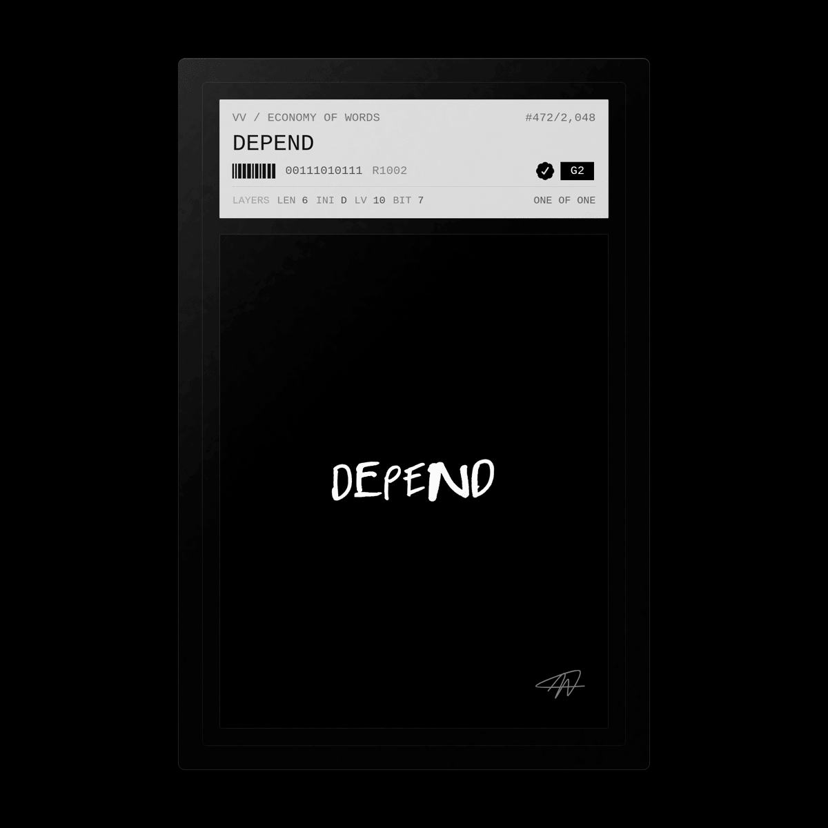 depend