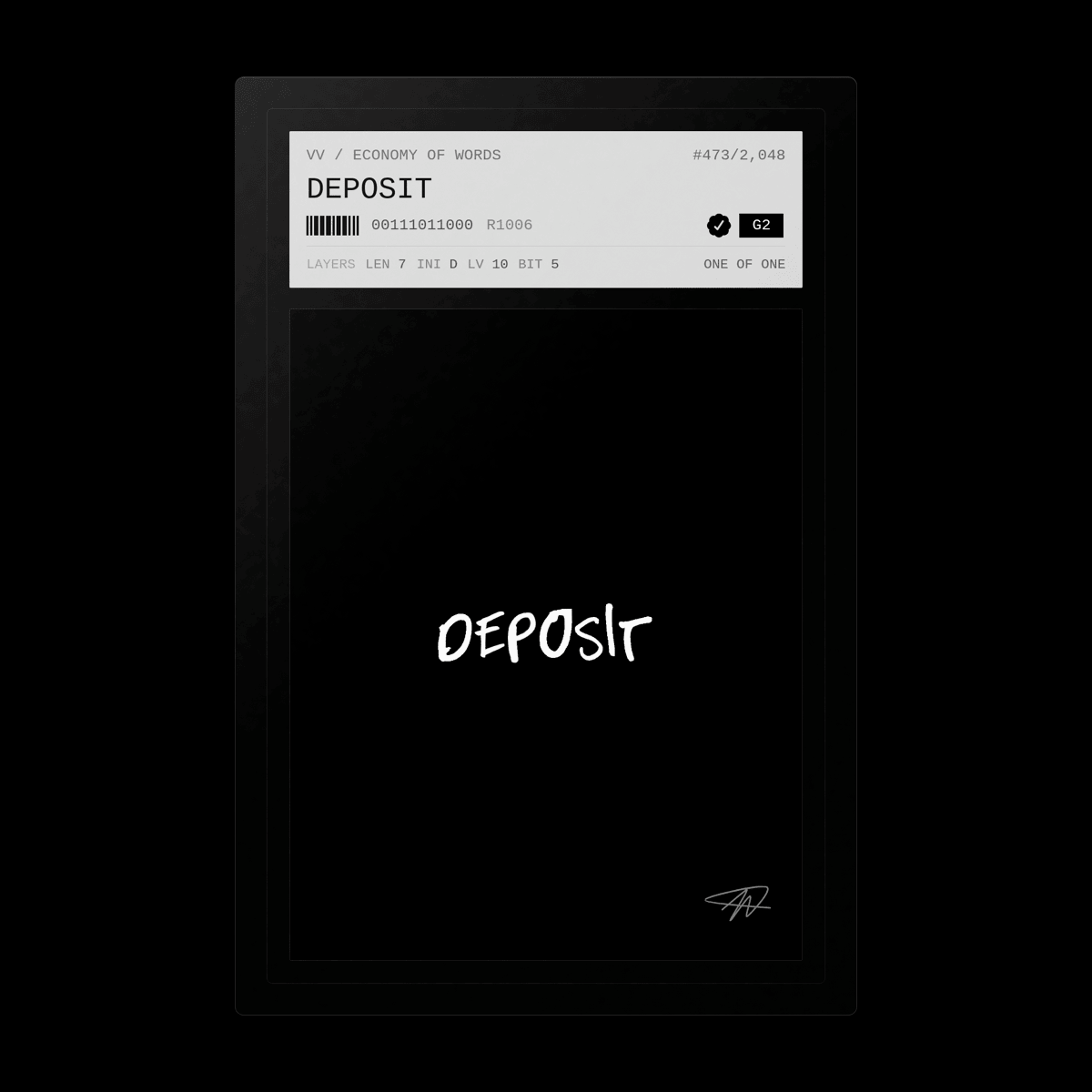 deposit
