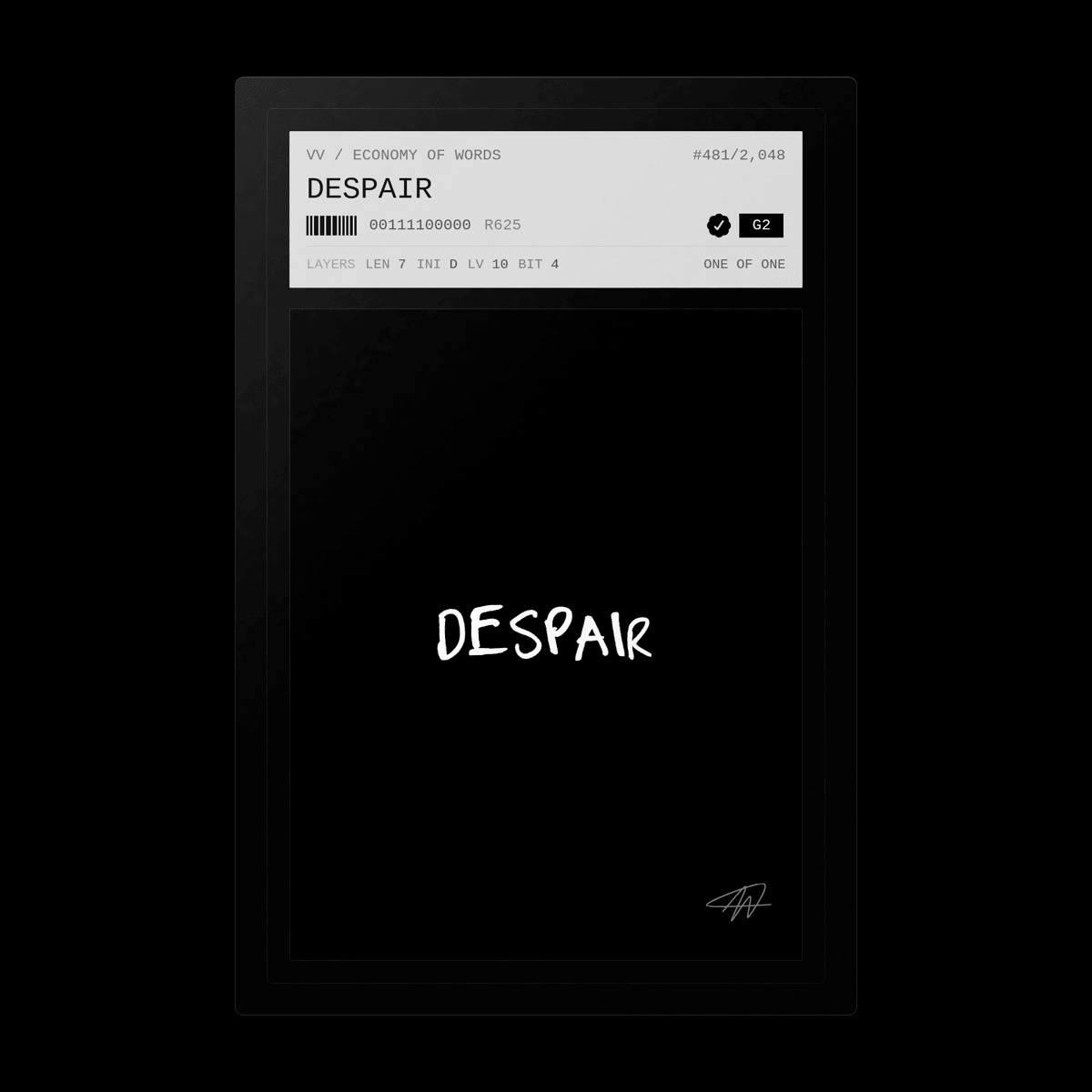despair