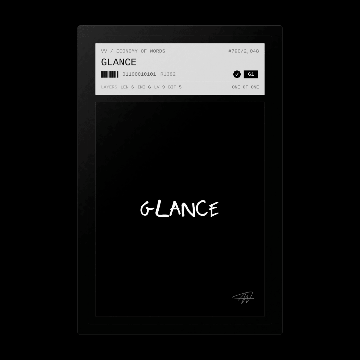 glance