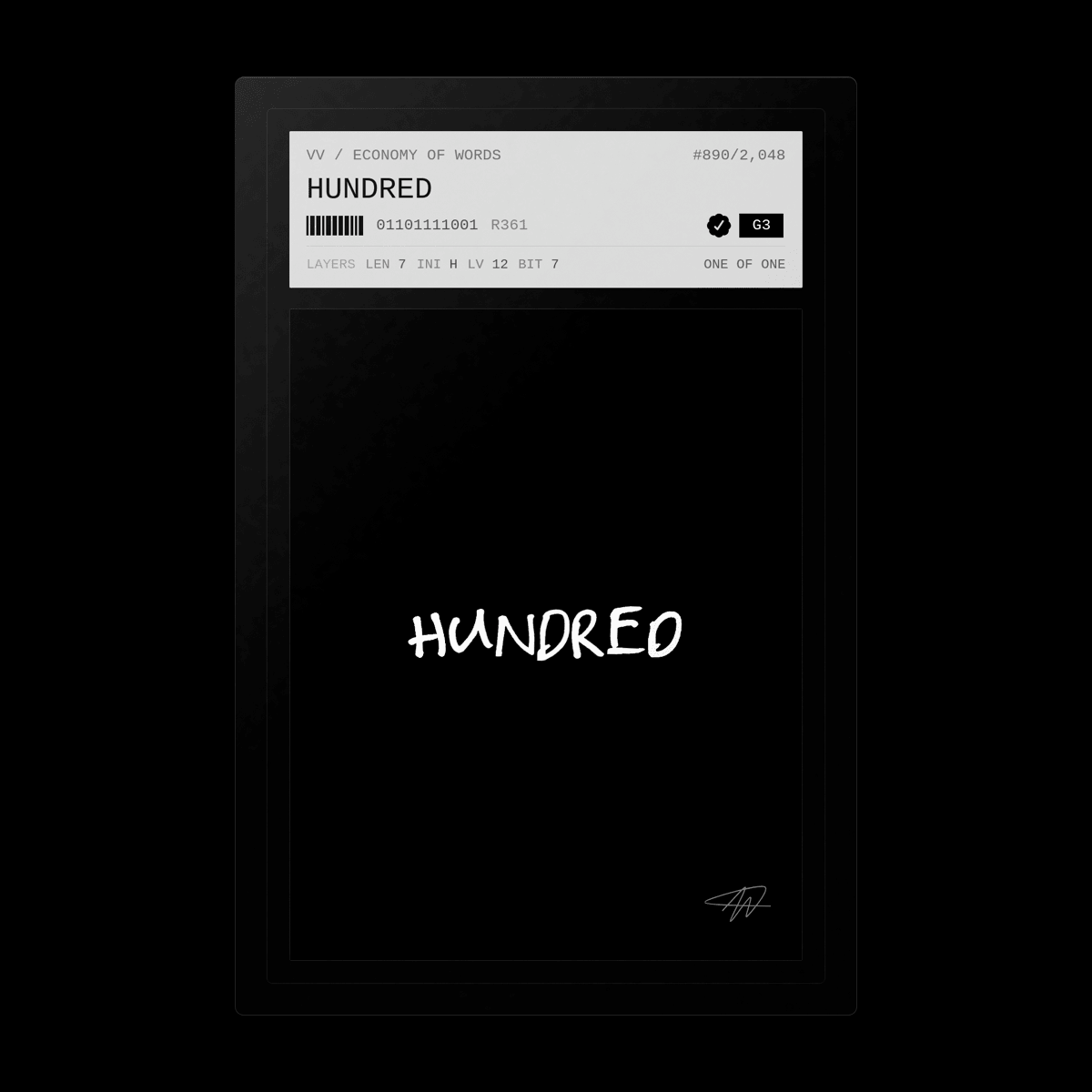 hundred